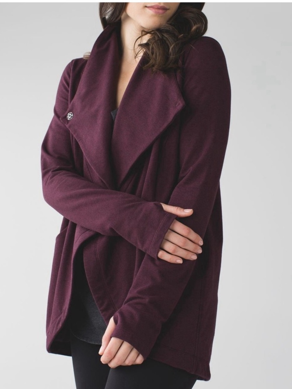 Lululemon That's A Wrap (Heathered Bordeaux Drama) Size 4